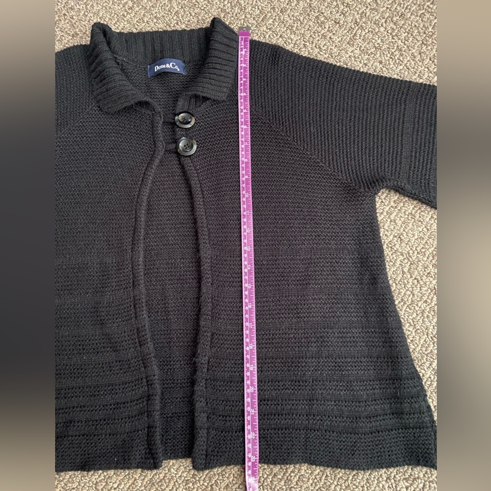 Denim&Co Two Button Cardigan - Picture 10 of 14